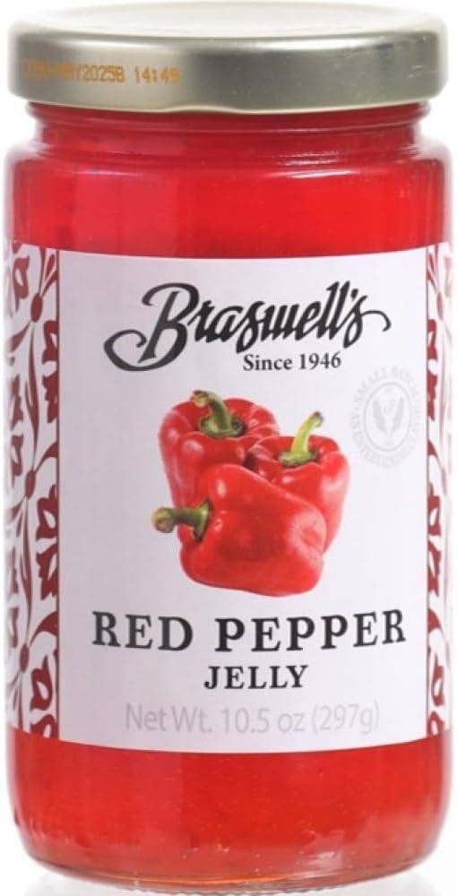 Braswell’s Gourmet Red Pepper Jelly – Small-Batch, Renowned Specialty, Made in USA, Since 1946 (10.5oz)