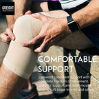 Elastic Tubular Support Bandage - Reusable Elastic Tubular Compression Bandage Roll for Leg, Knee, Thigh, Arm & Elbow - Cotton Spandex, Natural Color (E (3.5 Inches x 33 Feet))