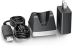 Charger Dock Compatible with Philips Norelco Oneblade QP2520, 4.3V Charging Base Stand for One Blade Hybrid Electric Trimmer and Shaver Power Cord Adapter Supply Black
