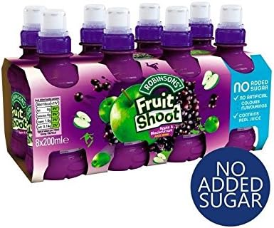 Robinsons Fruit Shoot Blackcurrant & Apple No Added Sugar 8 x 200ml