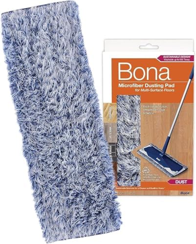 3 Pack Bona Dusting Pad | Designed on Hardwood, Stone, Tile and Laminated Floors | 4" W x 15" L…