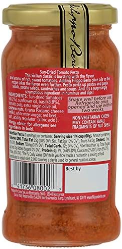 Filippo Berio 1 Sun Dried Tomato Pesto, 190G