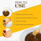 GiGi Brazilian Body Hard Wax for Hair Removal, Non-Strip for Coarse Hair, Ideal for Bikini, Face & Sensitive Areas, 14 oz, 1 Pack