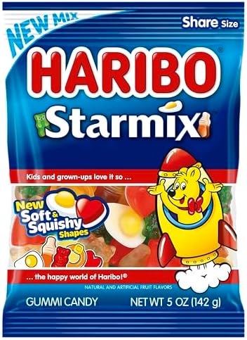 HARIBO Gummi Candy, Starmix, 5.6 Oz Bag (Pack of 12)