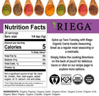 Riega Street Taco Seasoning, Organic Mexican Spice Blend for Cooking Authentic Meals, Carne Asada, 1 oz Packets, 8 Count
