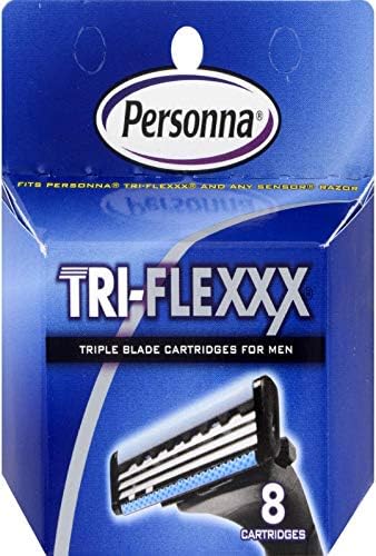 Personna Tri Flex Cartridge, 8 Count
