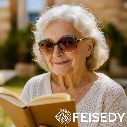 FEISEDY Fashion Bifocal - Reader Sunglasses, Butterfly, Blue Light Blocking Reading Glasses - UV400 Protection B0286