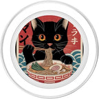 Cat Ramen Japanese Funny Kawaii Cat Graphic Mens Gifts Anime PopSockets PopGrip for MagSafe