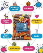 Chocolate Candy Variety Pack 3 lbs - Bulk Candy Assortment Individually Wrapped for Easter, Party Favors, Goodie Bags & Pinata Stuffers