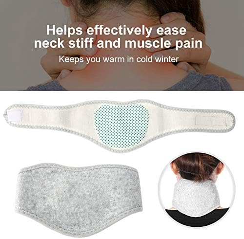Neck Self-Heating, Neck Support Neck Pad Neck Wrap Support Brace Collar, Magnetic Health Self-Heating Deep Heat Infrared Neck Massager Protector, Washable