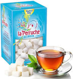 La Perruche Pure Cane Sugar Cubes (250g/8.8oz) | Combo Pack, 1 box white, 1 box brown sugar cubes | Ideal Sugar Cubes for Coffees and Teas | Pack of 2