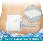 Waterproof Shower Protector Large Cover Shields for PICC Central Line Peritoneal Dialysis Chest Port Feeding Tube PD Catheter Accessories Bandages with Non-Stick Center Pad 12"x14"(Pack of 7)