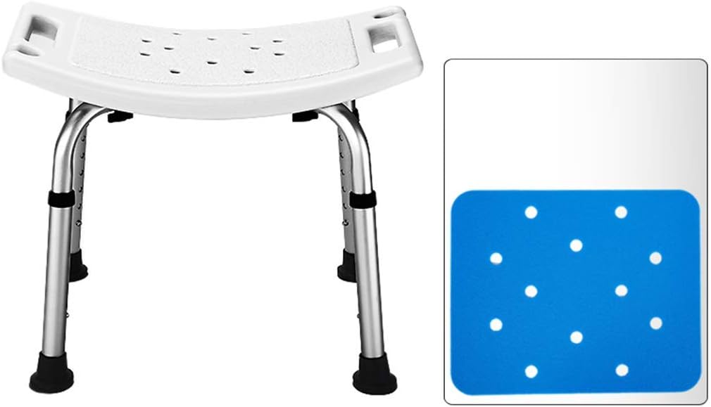 Bath Stools,Bath Stool Ergonomic Shower Chair, Folding Seat Bench Bathroom Seating for Senior, Disabled, Handicap, Elderly Pregnant Women, Load of 150Kg
