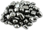 1lb Bulk Tumbled Hematite Stones from Brazil - Small 1/4"-1/2" Polished Natural Crystals for Reiki Crystal Healing