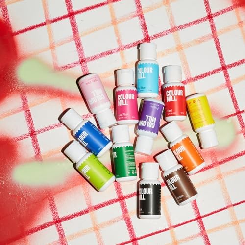Colour Mill Oil-Based Food Coloring, 20 Milliliters (Kickstarter 12 Pack)