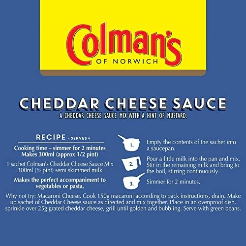 Colmans Cheese Sauce Sachet 40g