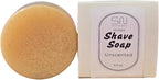 Seoul Naturals Shaving Bar Soap, Unscented with Kaolin Clay, k beauty, 5.5 oz