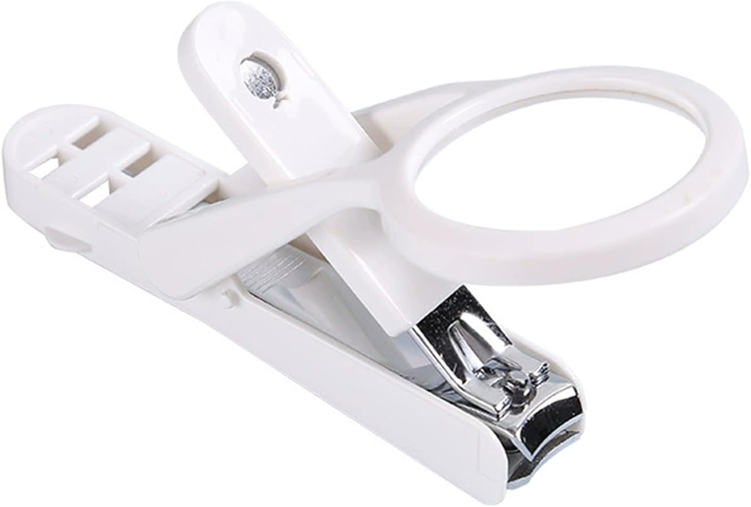 Nail Clippers with Magnifier for Seniors, Stainless Steel Nail Trimmer, Traveling Toe Nail Cutter Fingernail Styling Tools, Nail Cutting Clippers for Elderly