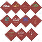 Weddingstar 3-Ply Christmas Designs Personalized Foil Stamped Cocktail Napkins Wine - Customizable