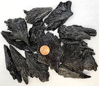 Emovendo Black Kyanite Blades- Fans - 2 to 3.5" Approx - Bulk Lot - 1 lb Pound Lot