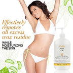 GiGi Post Waxing Treatment, Post Epilation Lotion - After Wax Lotion Remover for Skin, Removes Excess Wax, Ideal for Face & Body, 32 fl oz