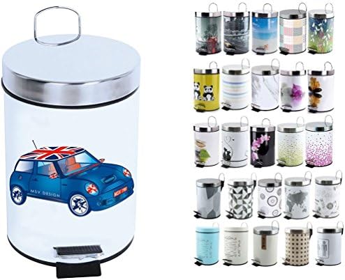 MSV 3L Blue XS Mini BIN, Stainless Steel, Multi-Colour, 3 litres