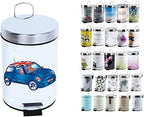 MSV 3L Blue XS Mini BIN, Stainless Steel, Multi-Colour, 3 litres