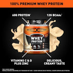 Body Fortress Super Advanced Whey Protein Powder, Gluten Free, Vanilla, Immune Support (1), Vitamins C & D Plus Zinc, 1.74 lbs