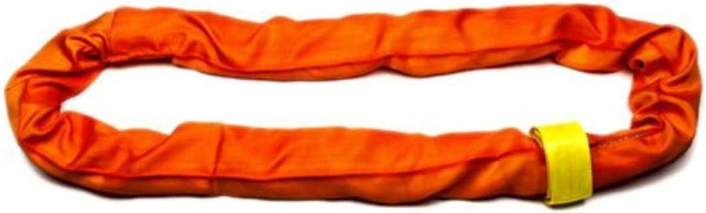 LIFTEX® | Dual Cover Polyester Lifting Round Sling | Orange x 12' Endless (V:66000; C:52800; B:132000) | Made in USA | Polyester Heavy Duty Lifting Rigging Moving Towing Hoisting