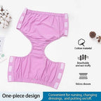 3 Pack Post Surgery Underwear, Adaptive Clothing, Tear Away Briefs, Incontinence Underpants, Reusable Stick-on Brief