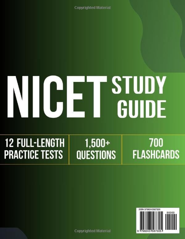 NICET Study Guide 2026-2027: 12 Full-Length Practice Tests, 1,500+ Exam-Style Questions, and Answer Explanations for The National Institute for Certification in Engineering Technologies