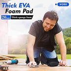 1 Pair Men/Women Knee Pads Exercise Knee Pads for Gardening, Cleaning, Construction Work, Flooring, Volleyball, Anti-Slip Collision, Black
