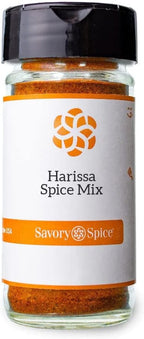 Savory Spice Harissa Spice Mix - Spicy Harissa Seasoning Powder for Paste or Sauce - Season Beef, Lamb, Chicken for Shawarma - Vegan, Gluten-Free, No MSG - 1.95 oz (Jar)