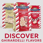 GHIRARDELLI Peppermint Bark Snowmen – Limited Edition Holiday Chocolate Candy Featuring Layers of Rich Chocolate Layers with Festive Peppermint Flavor, 5.7 oz Bag