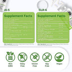 Intestinal Fortitude AI-5 & GLR-6 Digestive Health Supplement Bundle w/Glutamine, Turmeric, Curcumin for Gut Health Capsule Supplement & Support Digestive Health, Non-GMO, Dairy Free - 30-Day Supply