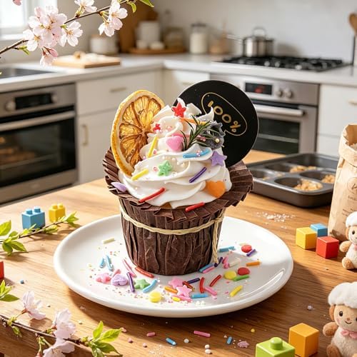 Rainbow Sprinkles for Cake Decorating, Edible Heart Star Sprinkles Mixed Jimmies Nonpareils Confetti, 4.3oz Sprinkles for Ice Cream Baking Cupcakes Cookies