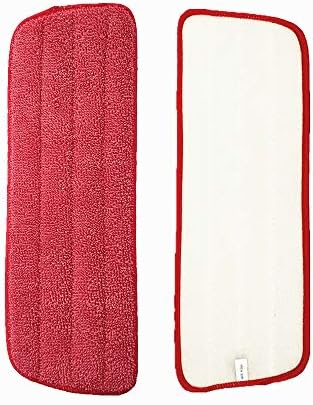 Microfiber Mop Replacement Pads for Wet/Dry Mop Floor Cleaning Pad Fit All Spray Mops (6 Pack)