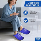 Hilph Foot Ice Pack Slippers,1 Pair Ice Pack for Foot and Toes for Plantar Fasciitis, Gout, Bunions & Neuropathy Relief, HSA or FSA Eligible Hot Cold Therapy Gel Slippers for Surgery Recovery, Blue