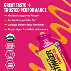 Honey Stinger Organic Fruit Smoothie Energy Gel, Gluten Free & Caffeine Free, for Exercise, Running and Performance, Sports Nutrition for Home & Gym, Pre and Mid Workout, 12 Pack, 13.2 Ounce