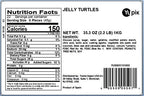 Yupik Gummy Jelly Turtles, 2.2 lb (35.2 oz), Fruity Flavors, Colorful, Soft & Chewy, Turtle-Shaped Gummies, Fun Treat, Sweet Candy, Delicious Snack, Ideal for Gifting, Holidays & Baking