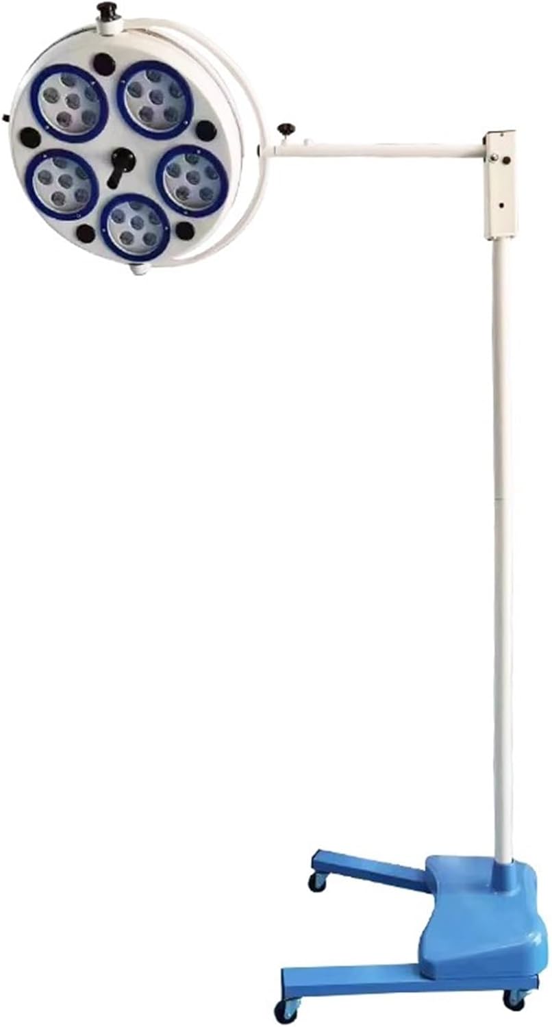 Mobile LED Shadowless Light, Surgical Operating Lamp, Surgical Exam Light, Medical Exam Light, Dental Lamp,Type Floor Standing Shadowless Light Lamp, Deep Lighting, Controllable Light Source