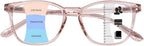 Progressive Multifocus Reading Glasses Women Men Blue Light Blocking Computer Readers Spring Hinges Eyeglasses