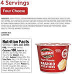 Idahoan Four Cheese Instant Mashed Potatoes 1.5 oz Cup, (24 count)