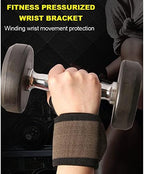 1Pair Wrist Wrap Weight Lifting Gym Cross Training Fitness Padded Thumb Brace Strap Power Hand Support Bar Wristband