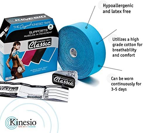 Kinesio Taping - Elastic Therapeutic Athletic Tape Tex Classic - Bulk Roll - Red – 2 in. x 103 ft