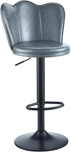 Bar Stool Bar Stool Swivel Stools Modern Rotating Dining Chair with Backrest Sponge Cushion Practical Pedal Barstool, Adjustable Handle 60-80cmr:Yellow Every Family