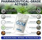 Enamio Mint Remineralizing Gum with Nano Hydroxyapatite for Enamel Support & Sensitive Teeth - Xylitol Gum, Plastic Free, Sugar Free, Natural Oral Care - No Aspartame- Made in USA - 4 Pack
