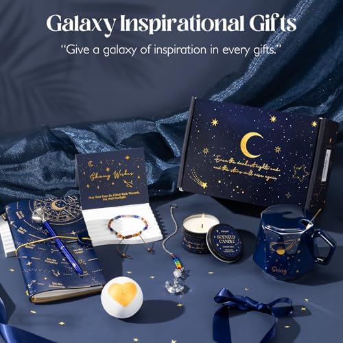 Get Well Gifts for Women, 8pcs Unique Inspirational Sympathy Gift Baskets Farewell Good Luck New Beginnings Gifts w/Spiritual Healing Bracelets for Her Sister Friend Friendship Mom Coworker
