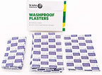 Washproof plasters, assorted sizes, pack of 100, St John Ambulance (Ref F94021)