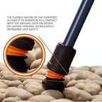 Flexyfoot Shock Absorbing Derby Handled Folding Walking Stick - Improves Safety, Improves Grip, Reduces Shocks & Jarring